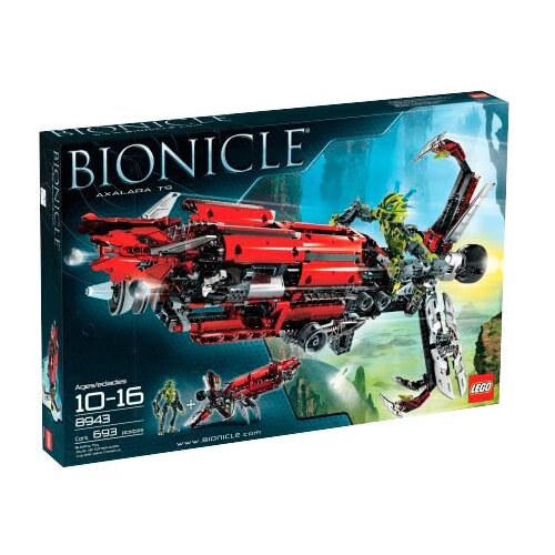 Конструктор LEGO Bionicle 8943 Axalara T9, 693 дет. конструктор lego bionicle 8623 крекка 214 дет