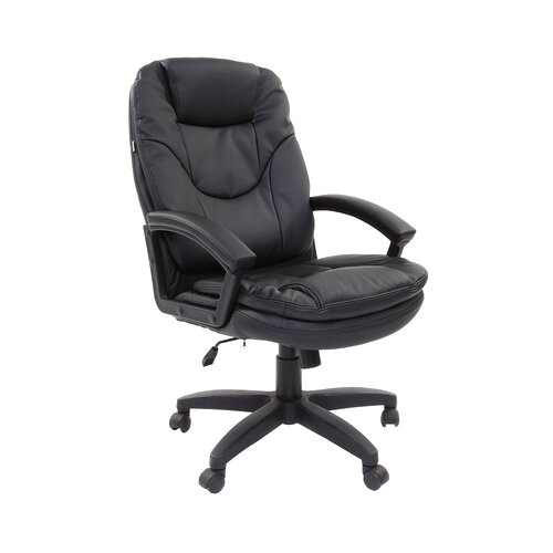 фото Компьютерное кресло brabix trend ex-568 для руководителя, обивка: искусственная кожа, цвет: черный