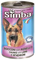 Корм для собак Simba Консервы Кусочки для собак Ягненок (0.415 кг) 24 шт.