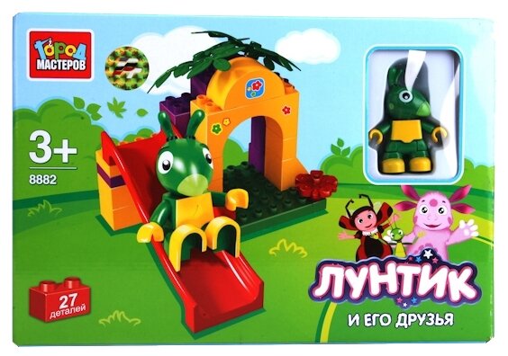 Город мастеров конструктор пожарная служба: машина с фигуркой, 27 деталей