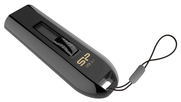 Флеш накопитель 8Gb Silicon Power Blaze B21, USB 3.1, Черный - фото №3