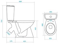 Унитаз Santek Бриз 1WH109993