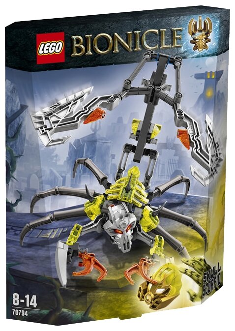 Конструктор LEGO Bionicle 70794 Скорпионий Череп, 107 дет.