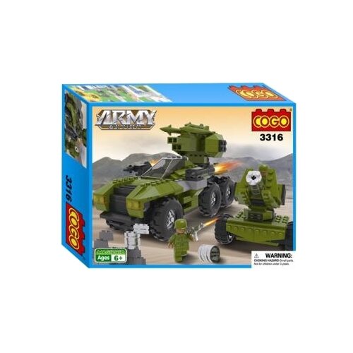 Конструктор Армия «Боевая машина», 102 детали