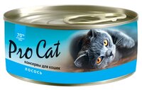 Корм для кошек Pro Cat Для кошек лосось консервы (0.1 кг) 1 шт. 0.1 кг 1