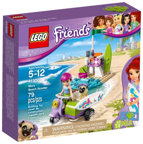 LEGO Friends 41306 Пляжный скутер Мии, 79 дет.