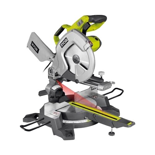 Торцовочная пила с протяжкой RYOBI EMS216L, 1500 Вт ryobi ems216l серо зеленый