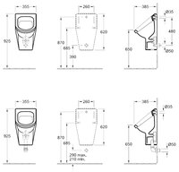 Писсуар Villeroy & Boch Architectura 557425R3