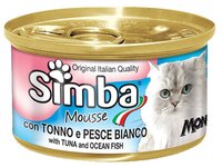 Корм для кошек Simba Мусс для кошек с тунцом и океанической рыбой (0.085 кг) 1 шт. 0.085 кг 1