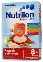 Каша Nutrilon (Nutricia) молочная 7 злаков с яблоком (с 8 месяцев) 225 г