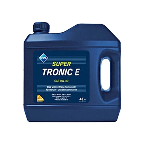 Синтетическое моторное масло ARAL Super Tronic E SAE 0W-30, 4 л