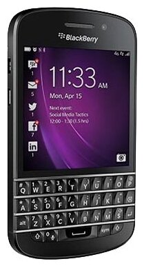 Смартфон BlackBerry Q10, 1 micro SIM, черный