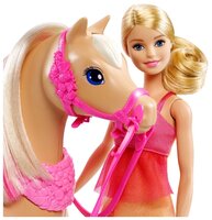 Интерактивный набор Barbie и танцующая лошадка, 29 см, DMC30