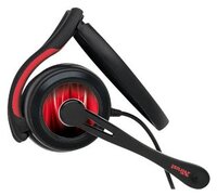 Компьютерная гарнитура Trust GXT 12 USB Gaming Headset черный/красный
