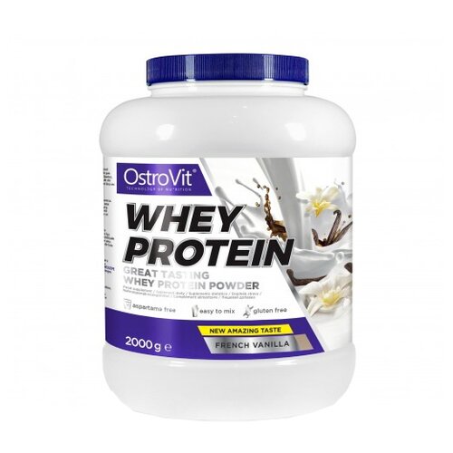 Протеин OstroVit Whey Protein, 2000 гр., французская ваниль