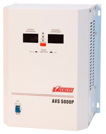 Стабилизатор напряжения однофазный Powerman AVS 5000P 3500 Вт 240 В