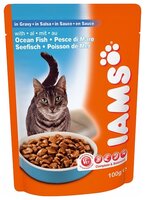 Корм для кошек Iams Cat Pouch Adult with Ocean Fish in Gravy (0.1 кг) 12 шт.