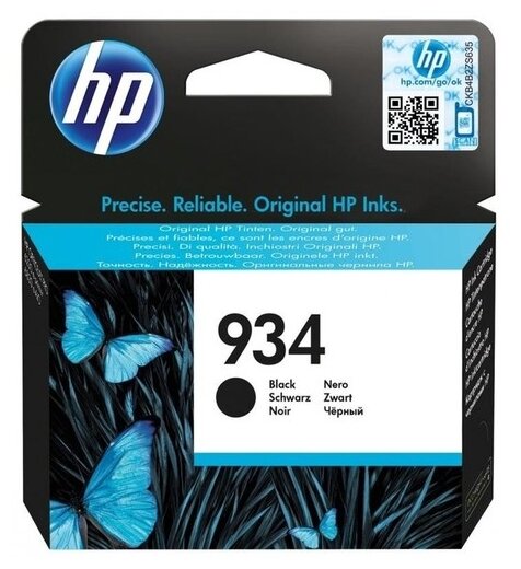 Картридж оригинальный HP C2P19AE (№934) Black, ресурс 400 стр.