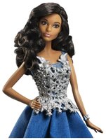 Праздничная кукла Barbie в синем платье, DGX99