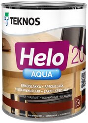 Лак TEKNOS Helo Aqua 20 полиуретановый бесцветный 0.9 л