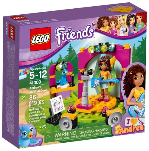 Конструктор LEGO Friends 41309 Музыкальное шоу Андреа, 86 дет.