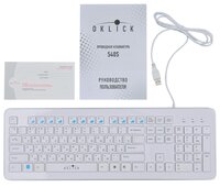 Клавиатура Oklick 540S White USB