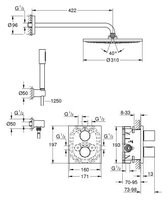 Верхний душ Grohe Grohtherm 3000 Cosmopolitan 34627000