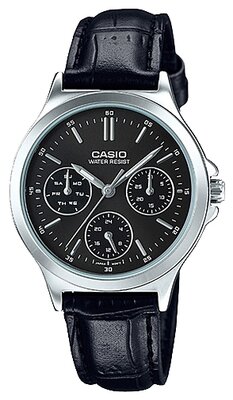 Наручные часы CASIO Collection LTP-V300L-1A, черный, серебряный