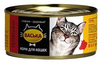 Корм для кошек Васька Консервы Телятина (0.325 кг) 1 шт.