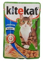 Корм для кошек Kitekat Сочные кусочки. С лососем в соусе (0.1 кг) 1 шт. 0.1 кг 1