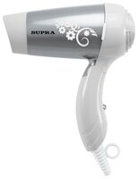 Фен SUPRA PHS-1211 белый/серебристый