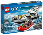 Конструктор LEGO City 60129 Полицейский патрульный катер, 200 дет.