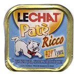 Корм для кошек LeChat Pate Ricco с кусочками Тунца, Океанической рыбой и рисом (0.1 кг) 1 шт. - изображение