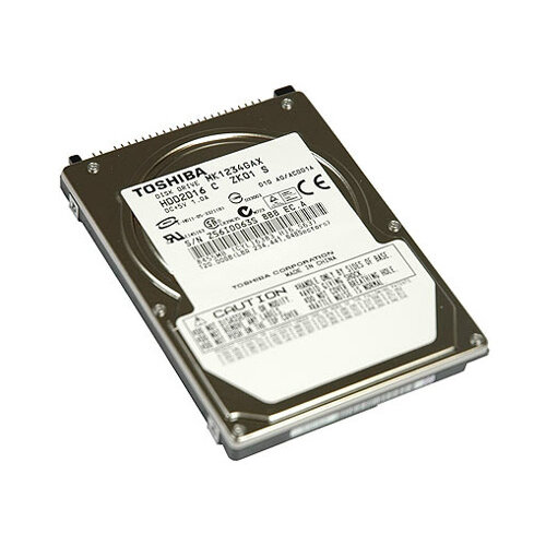 Для домашних ПК Toshiba Жесткий диск Toshiba MK1234GAX 120Gb 5400 IDE 2,5
