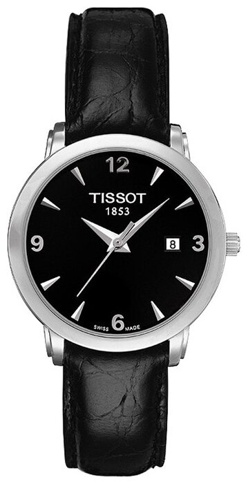 Наручные часы TISSOT T-Classic, серебряный, черный