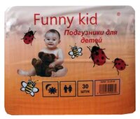 Funny kid подгузники 2 (3-6 кг) 30 шт.