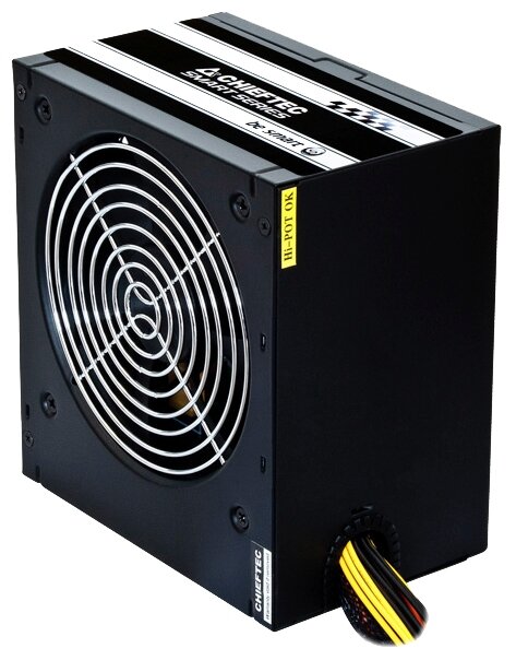 Блок питания Chieftec Блок питания 550W Smart ATX-12V V.2.3 12cm fan, Active PFC, Efficiency 80% with power cord
