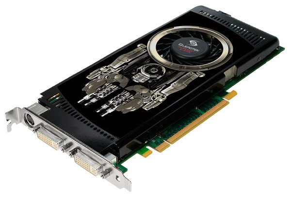 Видеокарта Leadtek GeForce 9600 GT 650Mhz PCI-E 2.0 512Mb 1800Mhz 256 bit 2xDVI TV HDCP YPrPb