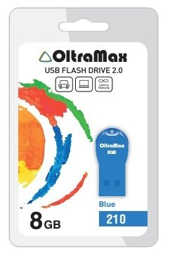  USB 8Gb OltraMax 210  (OM8GB210-Blue)