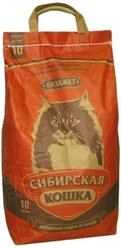 Впитывающий наполнитель Сибирская кошка Бюджет, 10 л 10 л