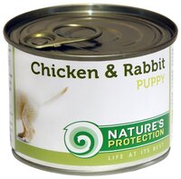 Корм для собак Nature's Protection Консервы Puppy Chicken & Rabbit (0.2 кг) 1 шт.