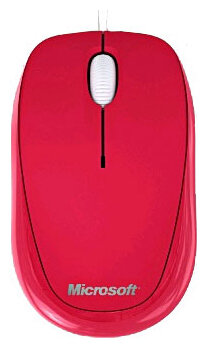 Мышь Microsoft Compact Optical Mouse 500 Red USB