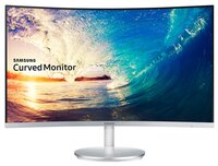 Монитор Samsung C27F591FDI серебристый