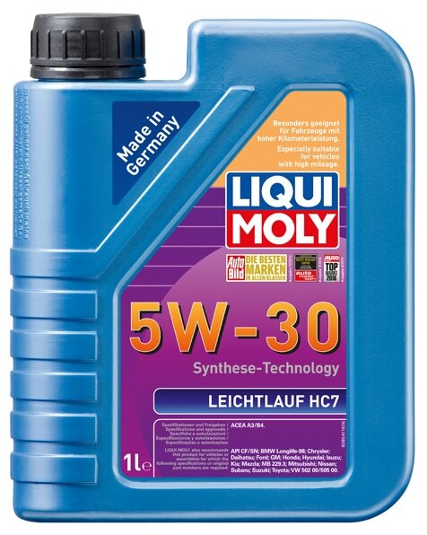 Масло моторное НС-синтетическое Leichtlauf HC 7 5W-30 1л LIQUI MOLY 8541