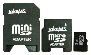 Карта памяти TakeMS Micro SD-Card 3in1