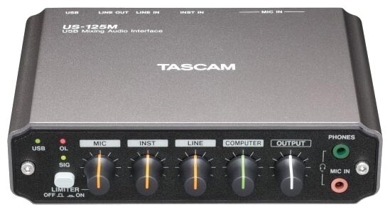 Внешняя звуковая карта Tascam US-125M