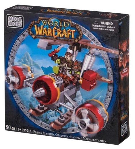 Конструктор Mega Bloks World of Warcraft 91018 Альянс Гном, 90 дет.