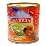 Влажный корм для собак Трапеза баранина 9 шт. х 750 г - изображение