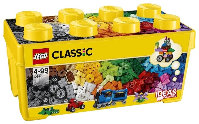 Купить Конструктор LEGO Classic 10696 Средняя коробка творческих кирпичиков по низкой цене с доставкой из Яндекс.Маркета - Дарим детям