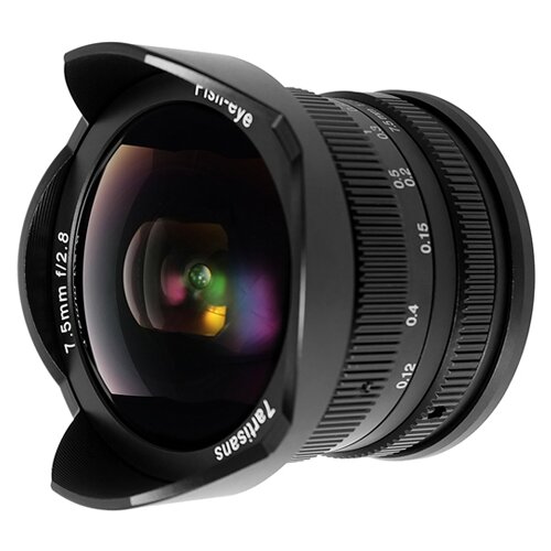 Объектив 7Artisans 75mm F28 Fisheye Micro 43 Black 1500000₽